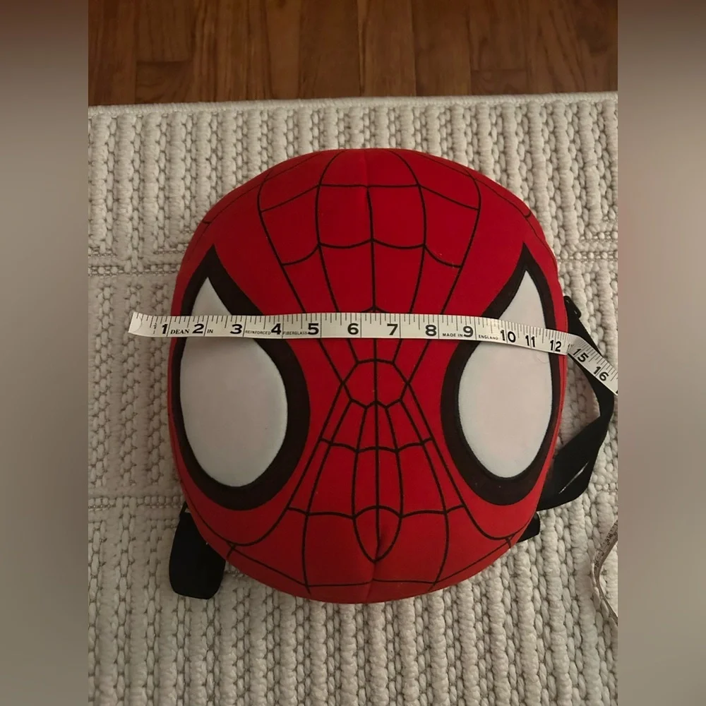 Marvel Red White Black Spiderman Plush Backpack Back Pack